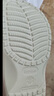 名創(chuàng  )優(yōu)品（MINISO）洞洞鞋女男夏季外穿沙灘涼鞋防滑厚底踩屎感包頭涼拖鞋骨白38-39 曬單實(shí)拍圖