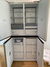 美的（Midea）首創(chuàng)45cm超薄嵌入餐邊柜家用客廳冰箱左餐右廚大容量底部散熱十字四開門國家補(bǔ)貼BCD-427WUSGPZM 曬單實(shí)拍圖