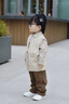 G.DUCKKIDS男童套裝春秋裝2025新款兒童秋季毛衣馬甲三件套寶寶酷帥時(shí)髦童裝 米白色三件套 110 【30-37斤左右 【3-4歲左右 曬單實(shí)拍圖