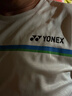 YONEX尤尼克斯羽毛球服速干透氣比賽訓練運動(dòng)T恤男115075BCR白O 曬單實(shí)拍圖