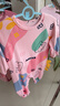 G.DUCKKIDS童裝兒童睡衣春秋季女童家居服秋裝卡通連體空調服女寶寶衣服 小熊熊粉色 90 尺碼1~2歲【 80-90cm】cm 曬單實(shí)拍圖