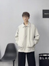 XJSGS官方國際正品牌奢侈男士高端夾克男秋季翻領(lǐng)美式防風(fēng)工裝茄克外套 高檔灰色【名牌男士】 春秋款 XL 建議【145-160斤】 曬單實(shí)拍圖