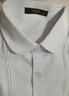 羅蒙女童短袖蕾絲邊白色襯衫校園服飾學生演出服兒童半袖襯衣 白色120 曬單實拍圖