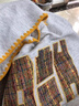 魯雅爾美式慵懶風(fēng)重磅刺繡連帽衛衣女春秋季寬松潮流上衣服字母拼色外套 白灰色 常規款 L 建議100斤到120斤 曬單實(shí)拍圖