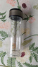 【?京東物流配送】高硼硅雙層玻璃杯大容量泡茶杯水杯子茶水分離 【雙層加厚】茶杯 350ml 1只 曬單實拍圖