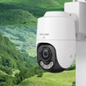 普聯(lián)（TP-LINK）終身免流量無限4G太陽能輔熱攝像頭監(jiān)控器終身免流量360度無死角全景全彩帶夜視追蹤家用室外戶外 曬單實(shí)拍圖