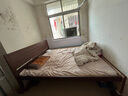天秋順【升級床板】實木床新中式雙人床胡桃色木床簡約主臥室家用單人床 胡桃色單床 1.8*2米【升級床板】 曬單實拍圖