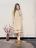 COSMICKISS勃肯鞋女秋冬季家居防水棉拖鞋家用室內兩穿厚底情侶外穿包跟新款 棕色36-37碼【偏小一碼】 曬單實(shí)拍圖