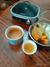 美的（Midea）電陶爐電磁爐煮茶器 養(yǎng)生煮茶爐 小型小功率家用宿舍燒水煮茶小米粥火鍋爐 辦公室圍爐煮茶低輻射 10W1-002S【不挑茶具 低頻輻射】 曬單實拍圖