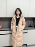 波司登2025新款羽絨服女長(cháng)款90絨顯瘦連帽保暖冬季外套B250245526 霜栗棕7F61 M 165/88A 體重約110-120斤 曬單實(shí)拍圖