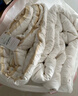 水星家紡新疆棉花被100%純棉被子春秋被單人被芯約5.5斤200x230cm 曬單實(shí)拍圖