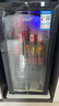 先科（SAST）冰吧冷藏柜 歐式恒溫紅酒柜酒店家用電冰箱迷你小型單門辦公室電競保鮮展示留樣茶葉飲料藥品柜 120升 （全冷藏保鮮+藍光燈+帶鎖） 曬單實拍圖