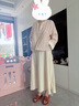香影新中式絕美外套女2025秋裝新款重工刺繡國風元素粉色開衫上衣 銀牡丹色 M 160/84A/95-110斤 曬單實拍圖
