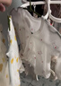 貝瑞加（Babyprints）嬰兒半背衣2件裝長袖純棉寶寶上衣護肚和尚服家居內(nèi)衣 兔子黃點52 曬單實拍圖
