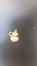 周大生復(fù)購(gòu)補(bǔ)貼國(guó)家寶藏黃金吊墜熒光琺瑯掛墜 青花瓷葫蘆 約0.85g 曬單實(shí)拍圖