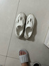 卡帝樂鱷魚洞洞鞋男夏季套腳涼鞋外穿休閑拖鞋沙灘鞋子男 1571 白色 42 曬單實(shí)拍圖