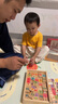煦凜德國實(shí)木多米諾骨牌幼兒童益智玩具認識漢字數字字母蒙氏早教積木 100片 【4合1木盒裝】雙面 （認數字+字母+漢字+多米諾） 曬單實(shí)拍圖