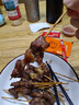 鴻亮腌制牛肉串100串（240g*5包）燒烤烤肉家庭空氣炸鍋食材 曬單實拍圖