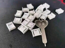 恒瑞斯通usb安全鎖封口塞筆記本電腦usb端口安全鎖防塵塞防潮塞可拆卸堵頭安全塞 黑色USB口安全鎖 50個(gè)+2把鑰匙(順豐發(fā)貨） 曬單實(shí)拍圖