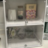京東物流 茶包收納盒桌面茶水間置物架辦公室咖啡防塵抽屜式杯架 大號2層【透明可視】 曬單實(shí)拍圖