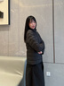 波司登（BOSIDENG）25年新款輕薄羽絨服女短款90絨三防面料【送人首選】輕薄內膽外套 黑色8056-極簡(jiǎn)風(fēng) S 160/84A 體重約100-110斤 曬單實(shí)拍圖