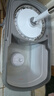 大衛旋轉拖把36cm桿伸縮99-127cm 2頭加厚拖布  D10雙驅動(dòng)免手洗 曬單實(shí)拍圖
