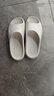 卡爾美（KELME）拖鞋男戶外健身運(yùn)動(dòng)拖鞋沙灘厚底情侶時(shí)尚涼拖 白色 41 曬單實(shí)拍圖