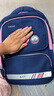 巴布豆（BOBDOG）小學(xué)生書(shū)包1-3-6年級男女孩減負輕便大容量?jì)和嘲『㈦p肩書(shū)包 2021 藍配粉小號 曬單實(shí)拍圖