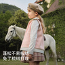 戴維貝拉（DAVE＆BELLA）女童搖粒絨馬甲小孩無(wú)袖背心兒童衣服2025秋裝新款童裝中大童上衣 落英淡粉【現貨】 140 cm（建議身高130-140cm） 曬單實(shí)拍圖