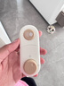babycare兒童安全鎖抽屜寶寶安全門鎖扣多功能冰箱鎖柜旋轉(zhuǎn)對開型-卡塔白 曬單實拍圖