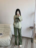 莫代爾睡衣女春秋季純棉長(cháng)袖長(cháng)褲2025年新款高級感夏天可外穿家居服套裝 XB9948- 主圖款 L 曬單實(shí)拍圖