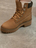 添柏嵐（Timberland）官方踢不爛女鞋黃靴厚底增高休閑偏小|A5VPZ A5VPZW/小麥色 39 曬單實拍圖