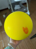 Hape(德國)兒童拍拍室內(nèi)生日禮物彈力小皮球靜音球黃色男孩女孩E8756 曬單實(shí)拍圖