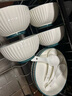 萬(wàn)享歐式輕奢陶瓷餐具碗碟套裝釉下彩碗具飯碗菜盤(pán)碗筷碗套裝18頭 曬單實(shí)拍圖