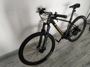 千里達(dá)（TRINX）V1200E UCI車隊(duì)同款碳纖維車架XC競賽越野山地車B00ST桶軸一體把 啞黑金 27.5*17寸 24速 曬單實(shí)拍圖