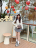 MARIE CLAIRE輕奢大牌女包高端品牌女士手提斜挎包送女友老婆七夕情人節(jié)禮物 咖色 小煤球掛飾送labubu掛飾 曬單實(shí)拍圖