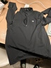 KOLON SPORT/可隆戶(hù)外吸濕速干T恤 男子S-FUNCTIONAL半拉鏈長(cháng)袖內搭 LHZT5AN023-BK 黑色 XL 180/100A 曬單實(shí)拍圖