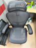 美國品牌 二代aeron 二手人體工學椅電腦椅久坐護腰辦公椅 二手電腦椅99成新 石墨黑（真皮扶手+大號+黑框+拋光腳）送頭枕 曬單實拍圖