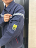 耐帝春秋防靜電工作服套裝男長袖反光工裝加油站中石化工程電工勞保服 【套裝】深藍色-（國標認證） XL (175) 【建議135-155斤穿】 曬單實拍圖