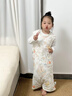 愛(ài)貝迪拉（AIBEDILA）嬰兒睡袋夏季薄款寶寶秋冬新生兒童防踢被子神器四季通用【秋季薄夾棉 室溫15-20℃】山茶花鏡M碼 【適合身高65-85cm】 曬單實(shí)拍圖