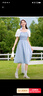 森馬（Semir）【連衣裙合輯】夏天女法式慵懶風(fēng)裙子復(fù)古學(xué)院風(fēng)針織裙雪紡碎花裙 N款赫本風(fēng)裹胸裙-藍(lán)色調(diào)00388 M 曬單實(shí)拍圖