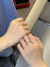 百年老鳳祥連理枝情侶對戒999純銀戒指男女款情人節(jié)送女友禮物 純銀對戒可調(diào)節(jié)尺寸+精美禮盒 曬單實(shí)拍圖