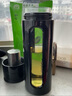 富光大容量耐摔玻璃杯 商務(wù)男士雙層水杯塑玻泡茶杯茶水分離杯子 曬單實拍圖