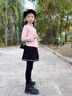 NICKYBABY女童假兩件裙褲春秋2025新款兒童打底褲裙外穿大童秋裝純棉長褲子 2176黑色【左一】 120 曬單實拍圖