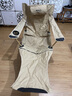 原始人 戶外折疊椅躺椅便攜式超輕釣魚(yú)椅子沙灘露營(yíng)導(dǎo)演椅美術(shù)生小凳子 【新款/升級(jí)加固】卡其-帶腿托 曬單實(shí)拍圖