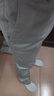 以純（YISHion）薄款休閑褲男士寬松直筒淺灰色男士2025夏季高端商務(wù)大碼長(cháng)褲子 6602淺灰色 薄款 31 【腰圍2尺4】 曬單實(shí)拍圖