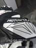 摩多狼（MOTOWOLF）四季摩托車(chē)騎行手套真皮碳纖維摩旅騎行防摔越野賽車(chē)秋冬防風(fēng)裝備 月影白[碳纖維防護+雙指觸屏] M[掌寬8-9左右] 曬單實(shí)拍圖