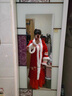艾方鳥(niǎo)漢服成人女冬季套裝宋制中國(guó)風(fēng)古裝拜年服加絨加厚對(duì)襟長(zhǎng)襖百褶裙 紅色 外套+上衣+百褶裙 M 曬單實(shí)拍圖