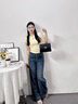 狄梵普包包女包女士2025新款斜挎單肩包生日七夕情人節(jié)禮物送女友送老婆 黑色【禮盒裝】 小包 曬單實(shí)拍圖