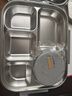 泰福高（TAFUCO）飯盒304不銹鋼五格餐盤防燙學(xué)生便當(dāng)盒配餐具保溫袋2L T5216N棕色 曬單實(shí)拍圖